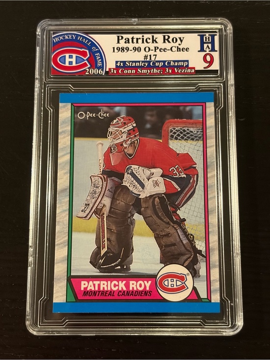 O-Pee-Chee Other - ❤️ NOW $20 ❤️ Patrick Roy 1989 OPC Montreal Canadiens Hockey Card Graded
